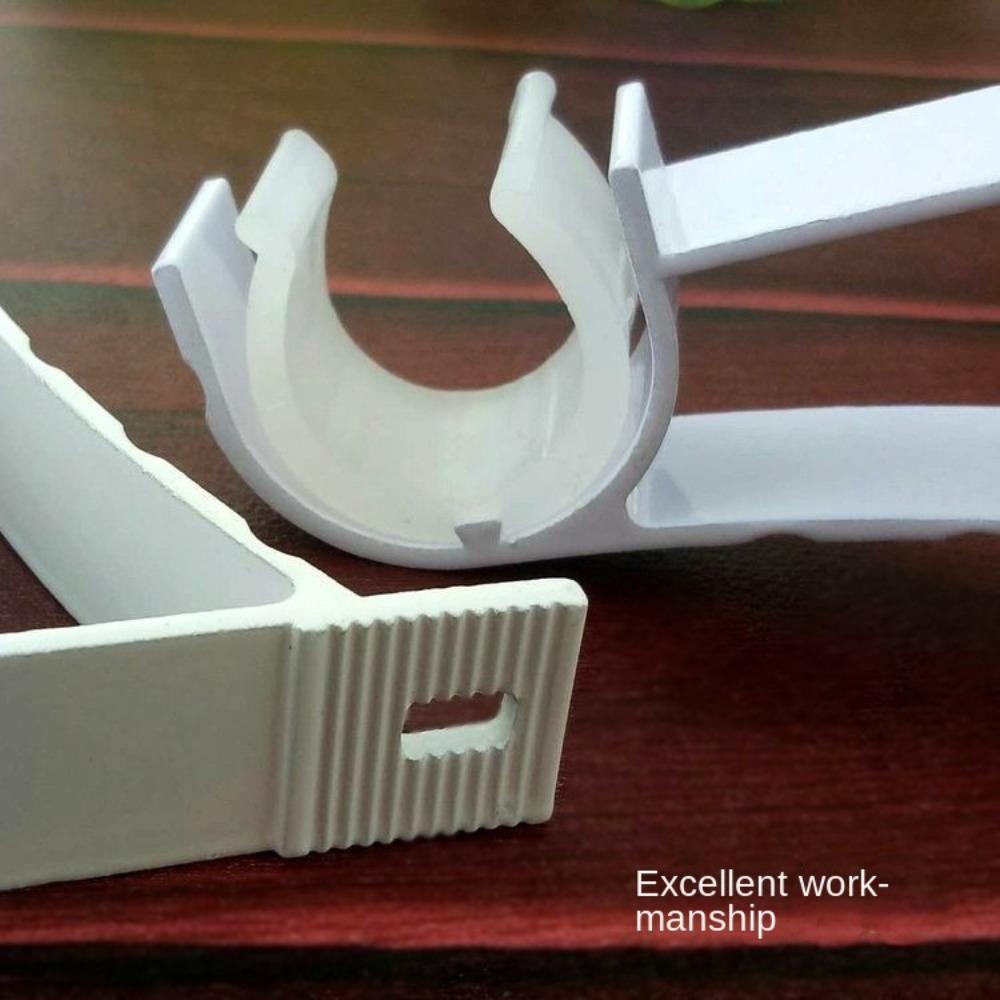 Single Hang Curtain Rod Holder Aluminum Alloy Curtain Fixing Clip Hook  Window Hardware Tools