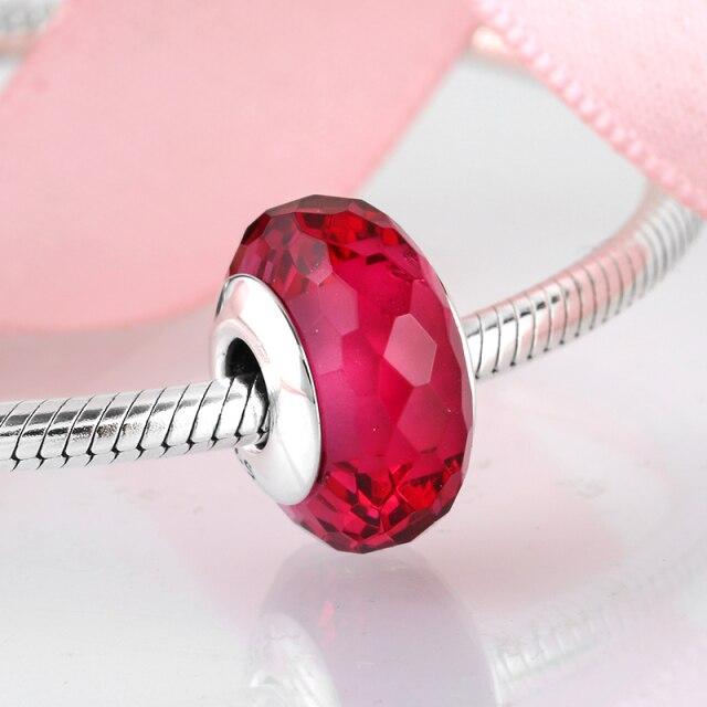 

Sparkling Murano Glass Beads Pink Butterfly Tone Charms Fit Original Wrist Bracelet Fine Jewelry Making Women Souvenir GiftsFashion Wrist