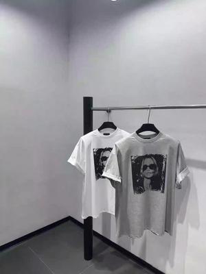 Dames Retro Portret Print Plus Size Katoenen T-shirt - Koreaanse Zomer Mode