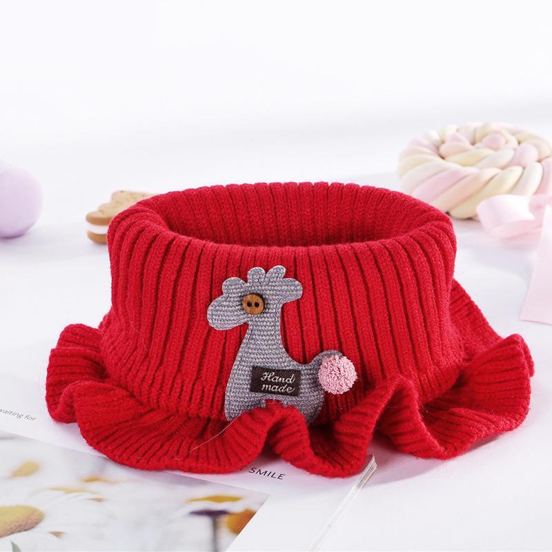 New autumn and winter children's hats cartoon bear plush hats men's and women's treasures outdoor windproof warm knitted hats