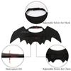 Cute Pet Collar Cat Costume Black Bat Wing Halloween Party Supplies Cosplay Clothing for Cats