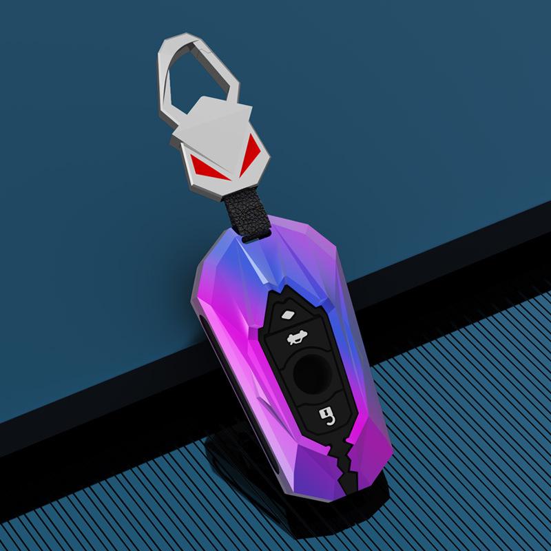 BMW Key Case Cover: Compatible with 5 Series, 3 Series, X3, X1, LCD X5, Blade 530, 7 Series, 1 Series, 525, and X2.