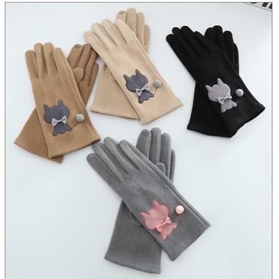 Women's Winter Fleece Warm Cycling And Driving Gloves