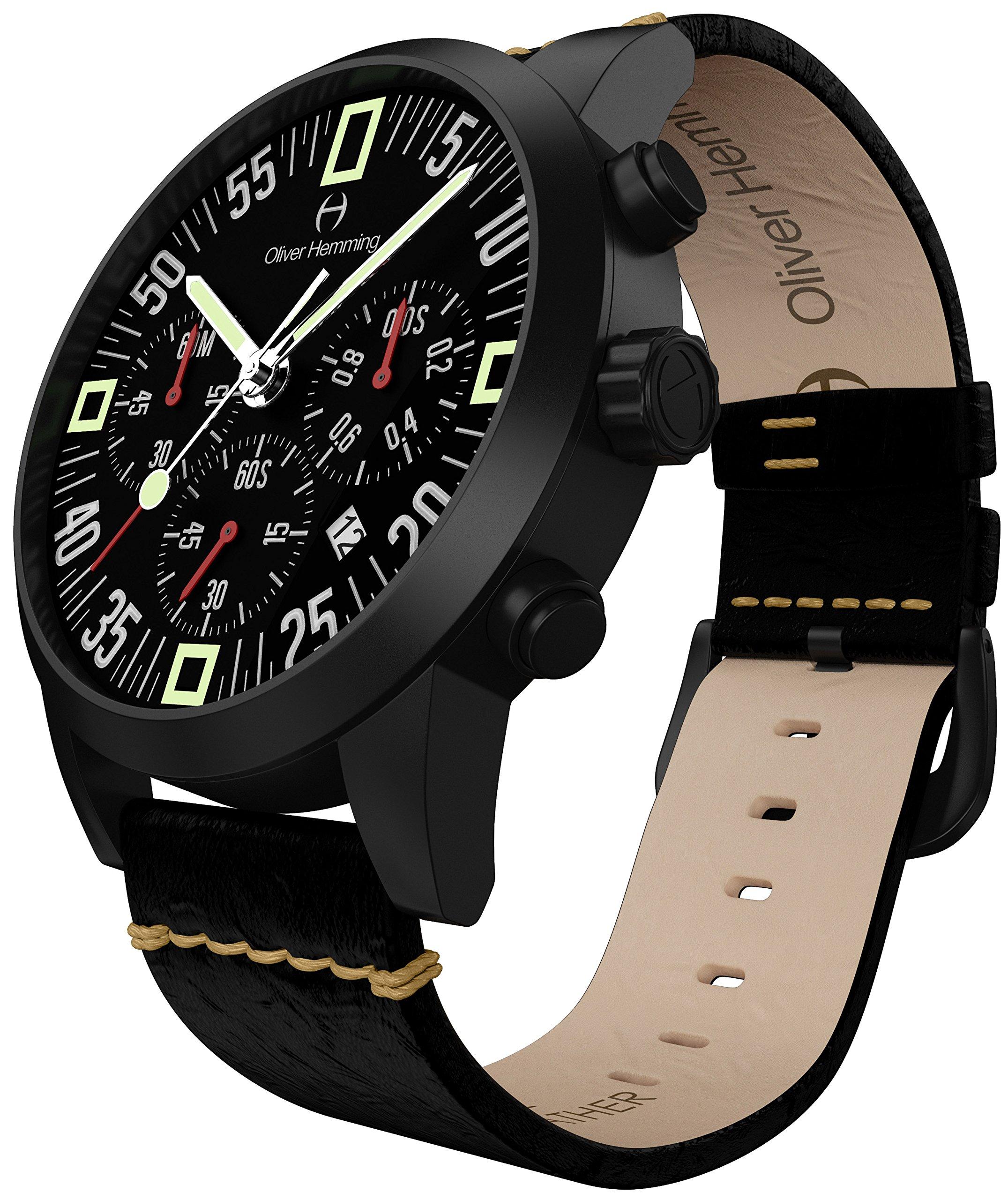 

Oliver Hemming Watch British Brand Japanese Quartz Chronograph WTC17B80BVB [Item]