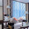 Large 3D Rhombus Mirror Wall Sticker Self Adhesive DIY Diamonds Triangles Acrylic Wall Stickers Living Room Bedroom Home Decor