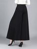 Autumn/Winter High-Waisted Plus Velvet Wide-Leg Pants: Fashionable, Age-Reducing Casual Skirt for Middle-Aged and Elderly Mothers