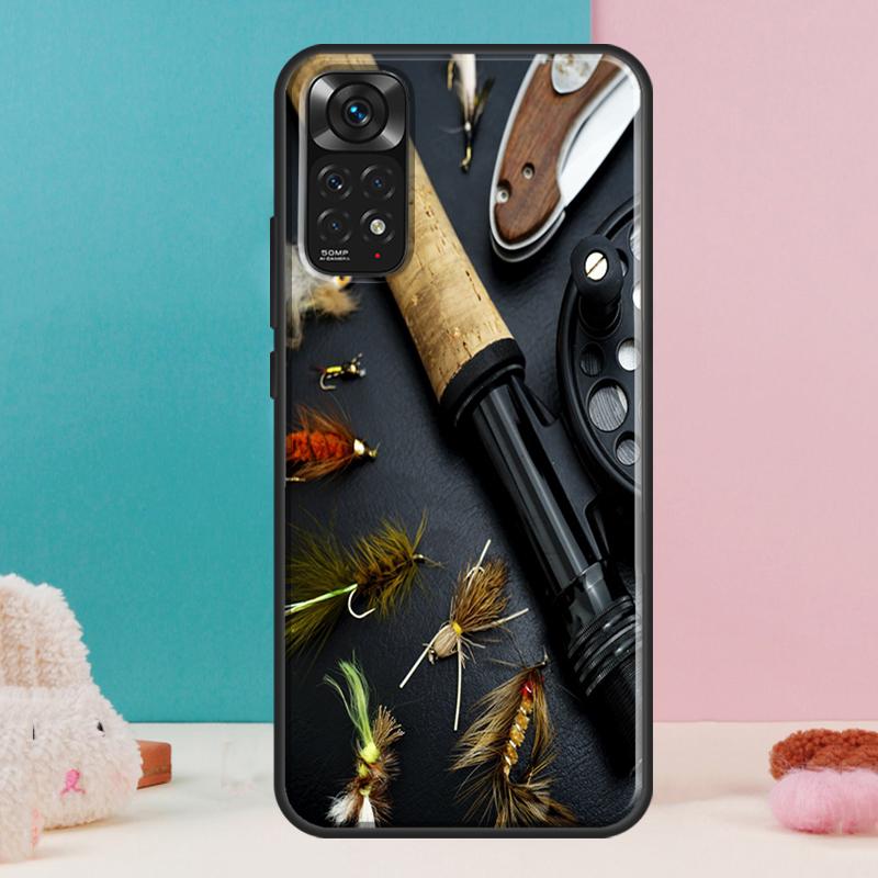 

Fishing Rod Tool Case For Xiaomi Redmi Note 14 13 Pro 12 11 9 10 9S 10S 11S 12S Redmi 14C 13C 10C 12C Cover Redmi Note 13ProPlus