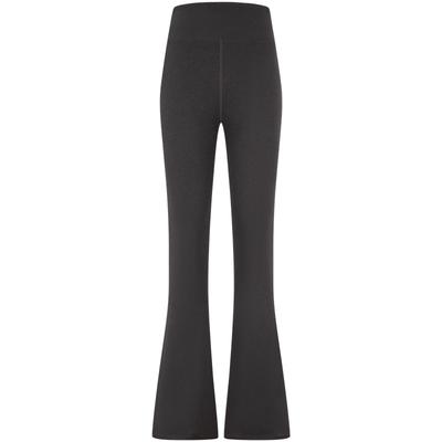 Calvin Klein High Waist Yoga Fitness Running Tight Flare Pants Women Bottoms Space-Black GWF4L609