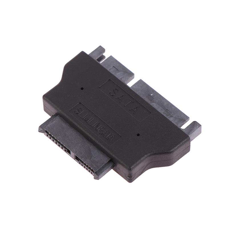 1Pc Slimline Adapter For Sata Ata 7+15 Serial 22Pin Male To Slim Sata 7+6 13Pin Female Adapter Electronic Accessories