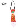 Holiday Atmosphere Clothing Adjustable Glitter Christmas Necktie, Non-woven Fabric Dress Up Costume Quick Wear Necktie Accessories, Sparkling