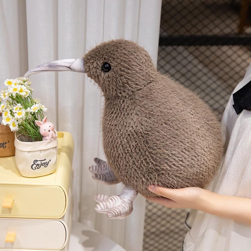 Creative Cute Long Beak Bird Plush Toy, Realistic Kiwi Bird Stuffed Animal, Ugly Cute Kiwi Doll, Gift for Kids Birthday