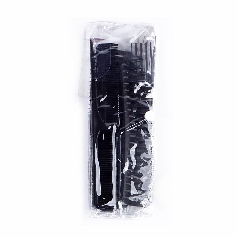 10-Piece Hair Styling and Cutting Comb Set: Includes Cross-border, Pointed Tail, Oil Head, and Steel Needle Combs.