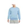Nike Einfarbiges Logo Rundhals Lässiges Atmungsaktives Sport-Sweatshirt Herren-Sweatshirt Himmelblau CK6359-494