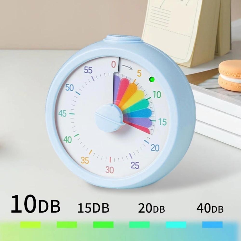 Rainbow Display Countdown Timer Clock Multifunctional Kitchen Timer Visual Timer  Study Tool