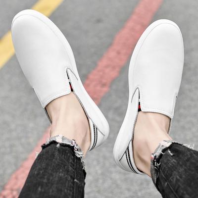 2024 Erkek Ayakkabı Hakiki Deri Loaferlar Erkek Ayakkabıları Nefes Alabilir Düz Tasarımcı Ayakkabılar Moda Günlük Yazlık Ayakkabılar Minimalist Erkek
