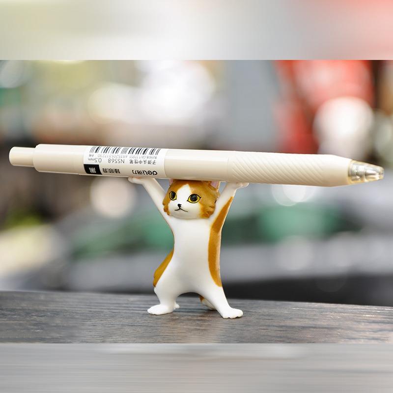 New product third generation pen enchanting cat cute cartoon cat everything can be lifted small cat car ornament desktop gift