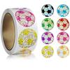 500pcs/roll Scrapbook Decoration Football Stickers Party Favor Stickers Party Supplies