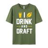 I Drink and Draft Funny Cute Fantasy Football Gift Harajuku Vintage T Shirts Tshirts Outdoor