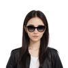 CHANEL Fashionable Simple Casual Mirrors Black Round Sunglasses Same Style for Men and Women Couples