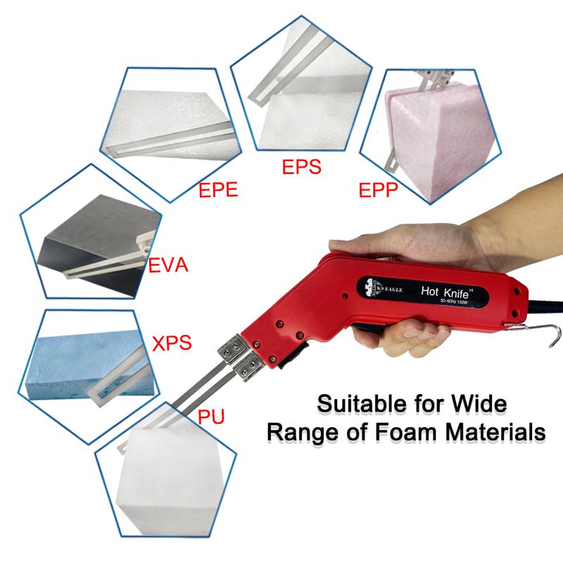 Foam Cutter Tool Hot Knife Foam Cutter for Polystyrene Professional Electric Styrofoam Cutter Thermal Knife for Polystyrene 250w