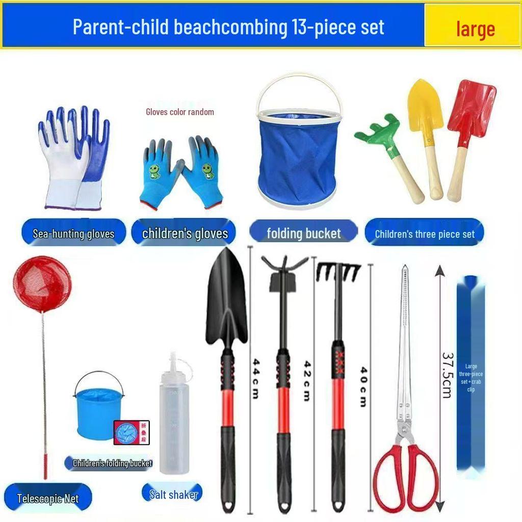 Seaside Clam and Crab Digging Tool Set for Kids