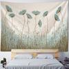 Retro oil painting tapestry plants flowers wall hanging hippie home art decoration living room bedroom wall decoration