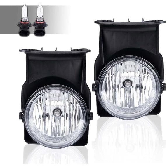 G-PLUS Front Bumper Fog Light W/Blubs Compatible With Ford Focus S SE ST Titanium 2015-2018/ Focus SEL 2017-2018 F1EZ15200A F1EZ15201A Driving Fog