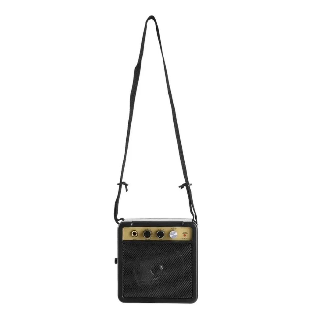 Mini Guitar Amplifier Amp 5W Travel Portable Supports Volume Tone Adjustment