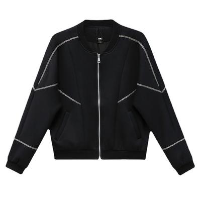 Extra Large Size Women's Clothing 200 Kilogram Fat Mm Frying Street Jacket Spring and Autumn New Age-reducing Top 300 Autumn