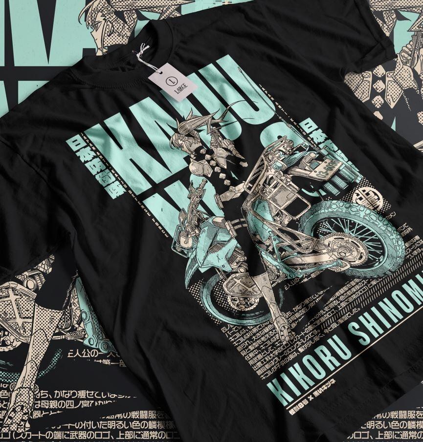 Shinomiya T-shirt Kaiju N 8 Mina Ashiro Anime Kafka Hibino Gift Shirt