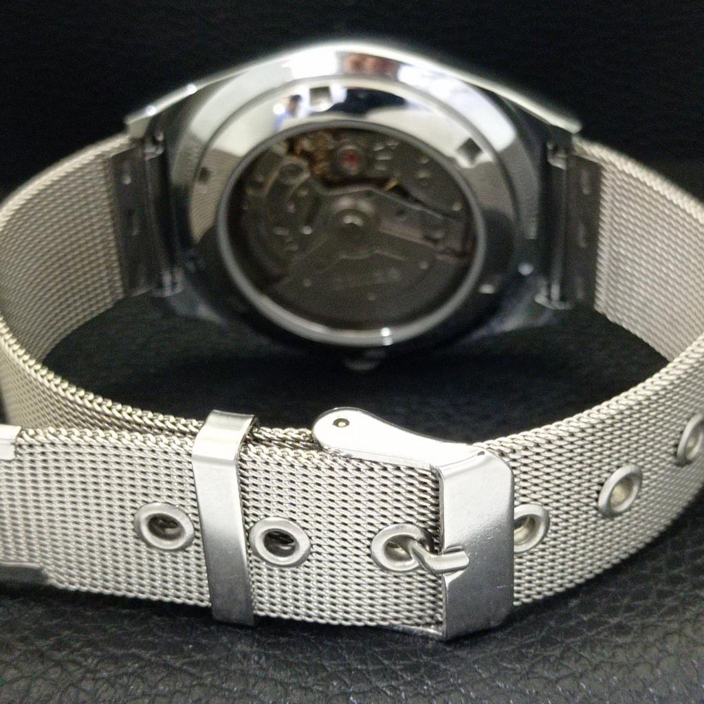 REFURBISHED VINTAGE SEIKO 5 AUTOMATIC 6309A JAPAN MENS SILVER WATCH A441395-5 Sk-a441395