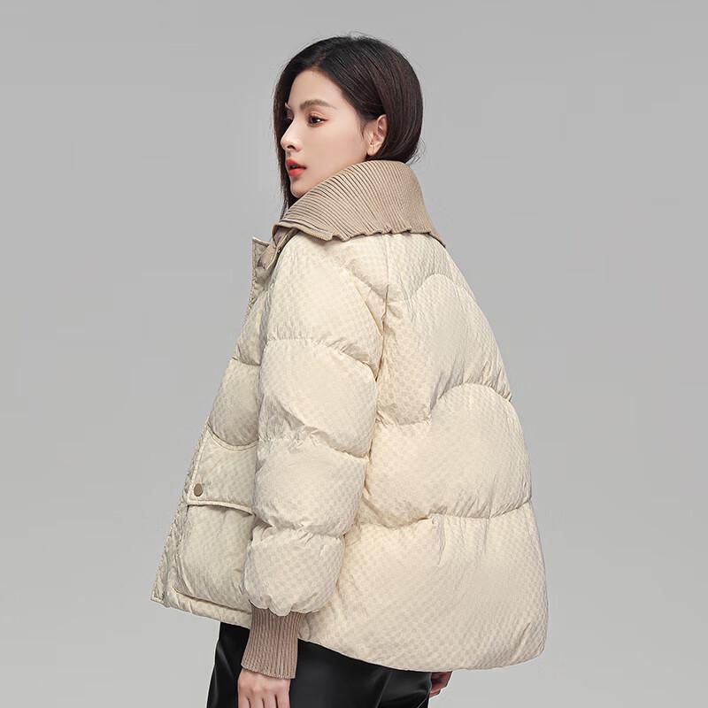 YAYA 2024 Women's Stand Collar Down Puffer Jacket YE2B621722H