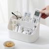 Multifunctional 5-grid Large Capacity Desktop Storage Box Partitioned Office Supplies Storage Box Cosmetics Organizer Container