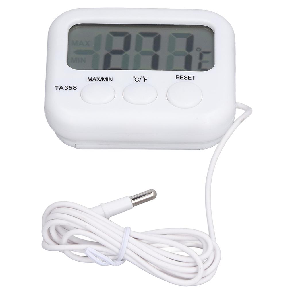 Water Thermometer LCD Digital Display Temperature Measuring Tool for Fish Tank Aquarium