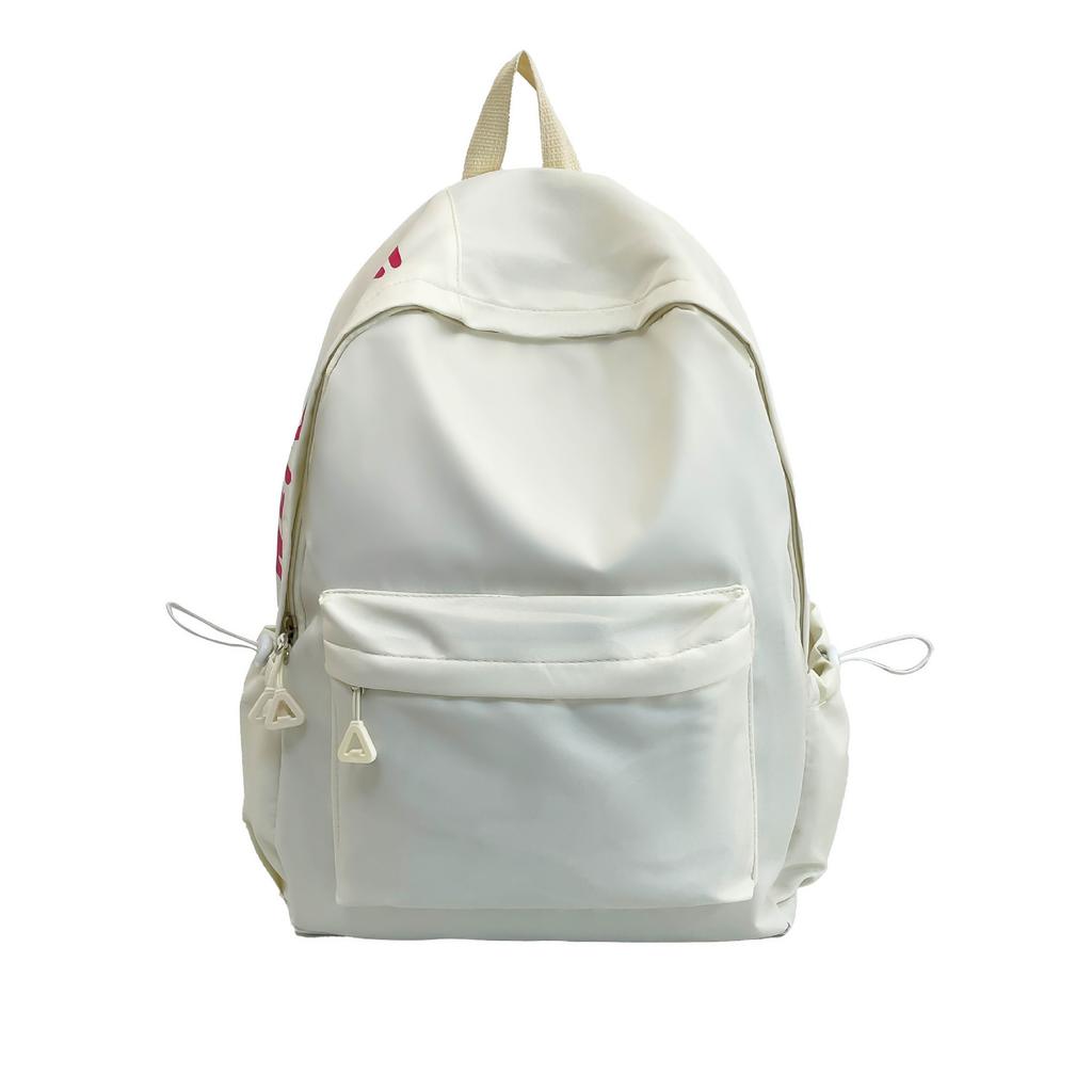 Fashion Letter Mori Simple Backpack Female Large Capacity Junior High School Student School Bag Versatile Youth Campus Backpack