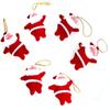Mini Red Santa Claus Figurines Set Of Six Perfect For Festive Christmas Decorations