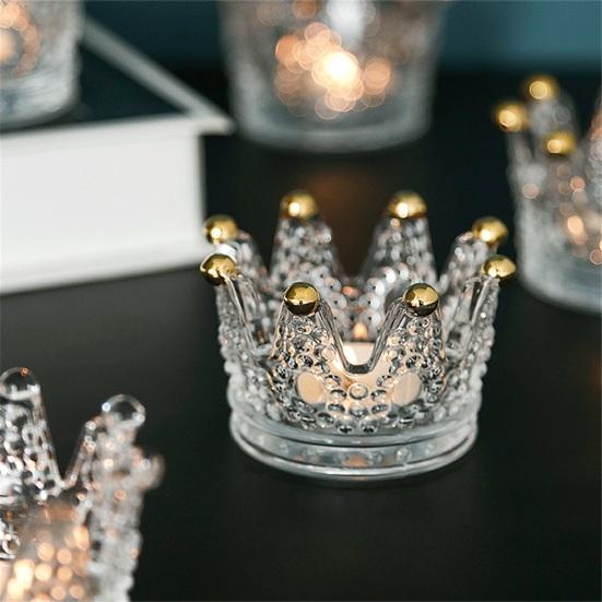 Decorative Innovative Storage Tray Wonderful Crown Shape Nail Brush Displayer Holder