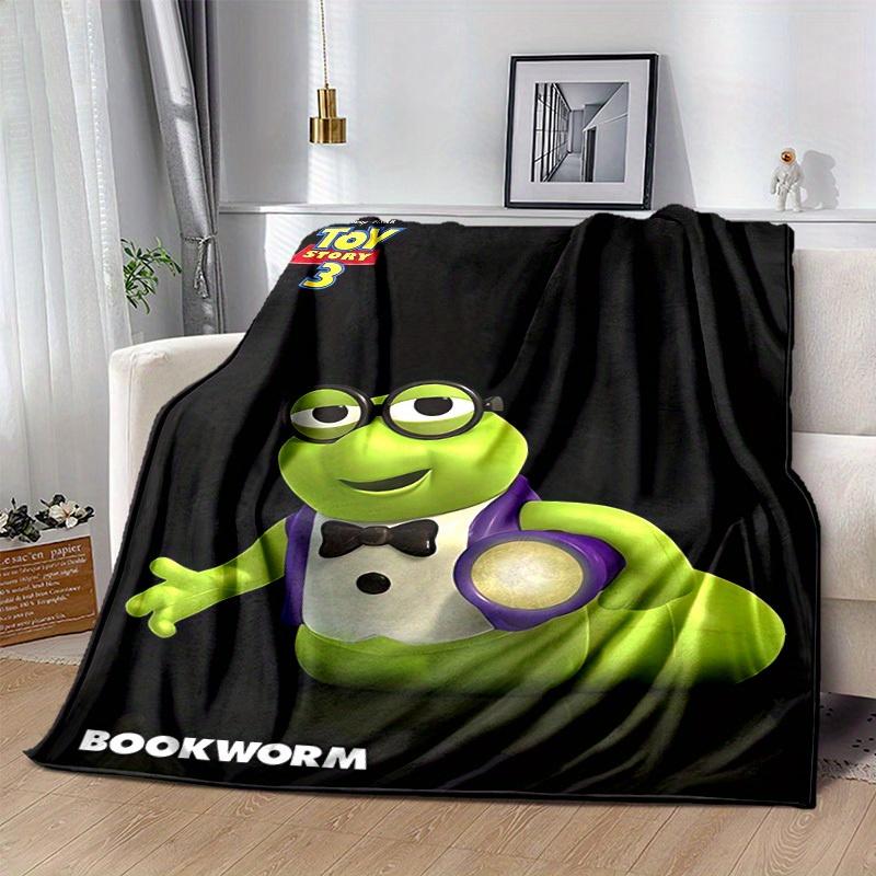 1pc, Toy Story 3 Bookworm Blanket Home Decor, Couch Throw Blanket, Outdoor Blanket, Gift for Friends, Flannel Coverlet, Suitable for Bedroom