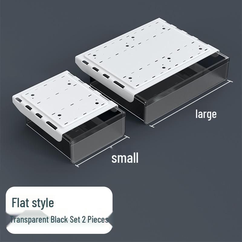 Large Under-Desk Invisible Storage Drawer Organizer for Office Desktops