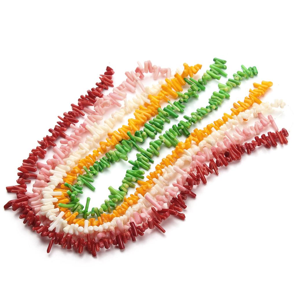 1 Strand Natural Stone Coral Beads Irregular Shape Loose Spacer Beads For Jewelry Making DIY Charm Bracelet Necklace Accessories