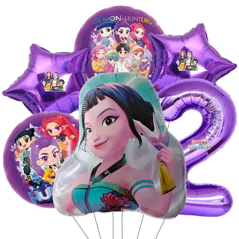 Set di 6 Palloncini in Alluminio con Numeri da 0 a 9 per Festa di Compleanno a Tema Musicale Decorazione Baby Shower Regalo