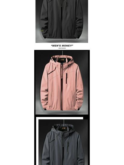 Nowa męska i damska kurtka wiatrówka na wiosnę/jesień do wspinaczki górskiej
