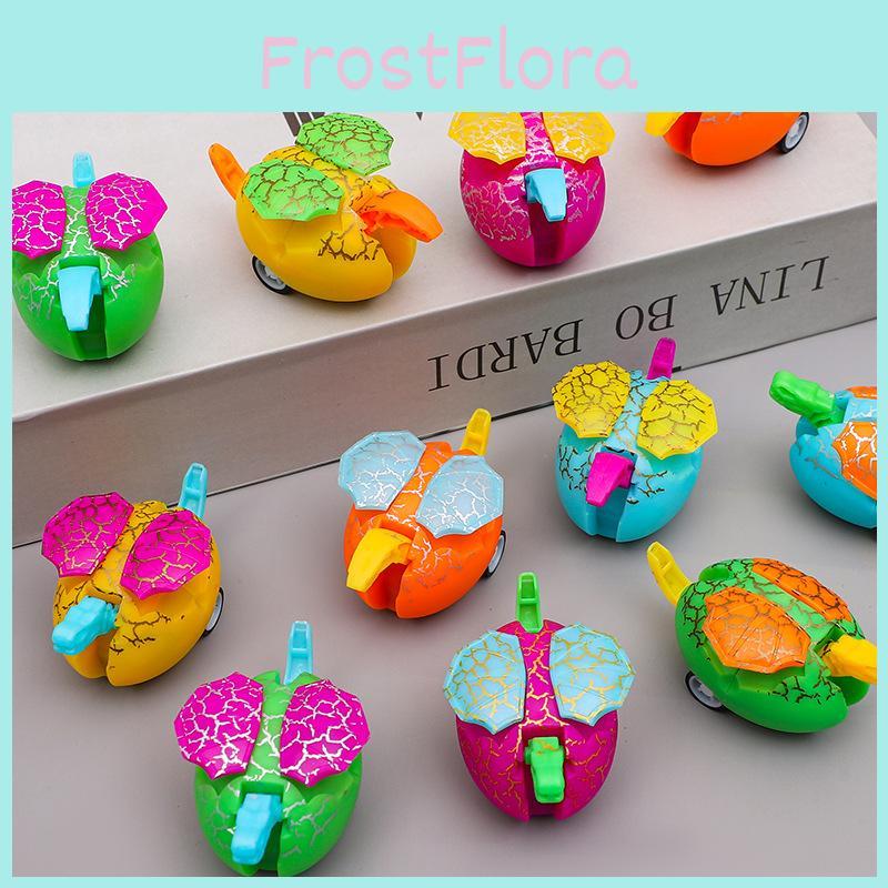 Mini Inertial Egg Shaped Dinosaur Model Children Toy Car For Preschool Kids Development And Playing