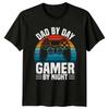 Dad By Day Unisexs TShirt Gaming Gamer