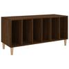 VidaXL Record Cabinet, Side Cabinet with Storage, Furniture for Turntable, Living Room Buffet, Industrial, Oak 831980