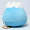 Soft and Fluffy Nekoman Japanese 13 X X 13 Cm Cushion, Small, Fuji, Blue, Style, Souvenir, 13.5 (KS-250-201)