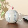 Creative Tea Cup Sports Theme Ceramic Mug Drinkware Baseball Cup  Gift for Baseball Lover
