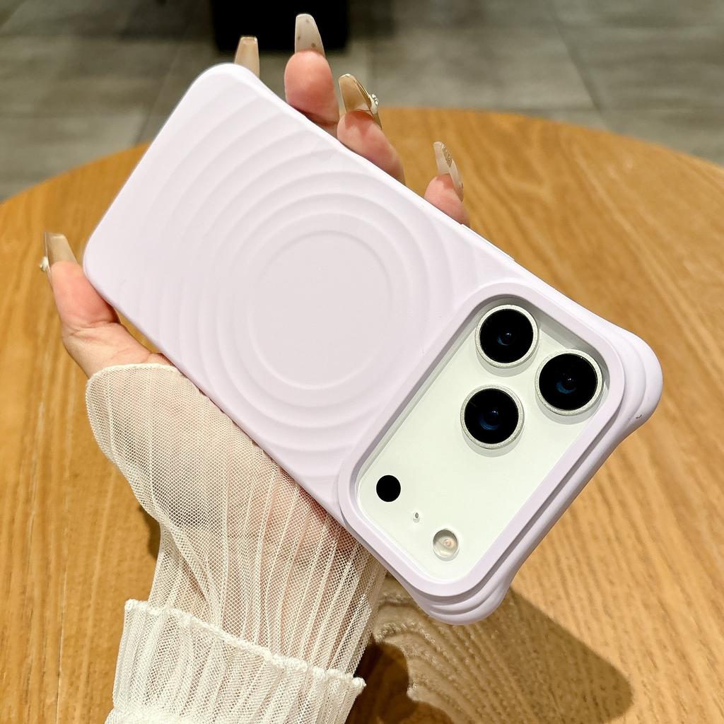 Boyang Magnetic Suction Case Suitable for IPhone17 Mobile Phone Case Liquid Silicone Apple 16 Large Hole 15 ProMax Protective Case