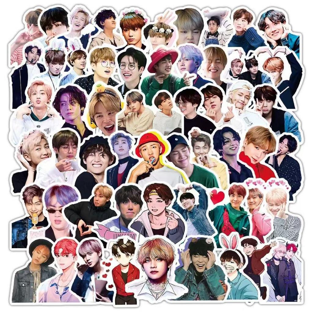 BTS Stickers,Stickers for Laptop Journal Skateboard Guitar Luggage
