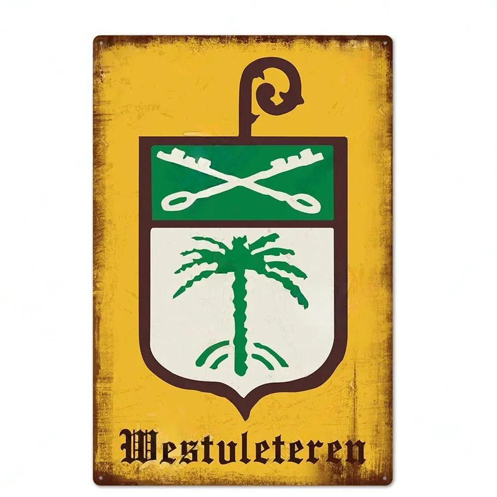 Beer Brand Tin Painting Plaque | Vintage Metal Sign for Bar, Club & Home Decor